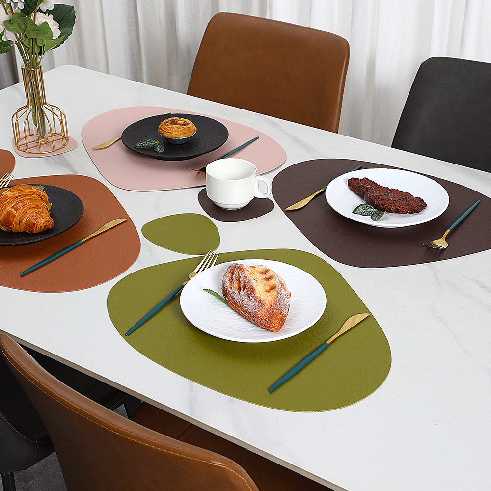 CasaVerde | Faux Leather Placemats – Reversible Dining Set for Stylish Table Settings 7