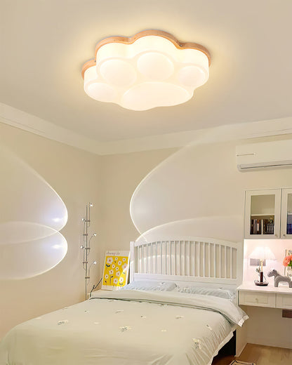 KittyLuxe - Lámpara de Techo con Diseño de Patita de Gato Juguetona y Brillo Sutil