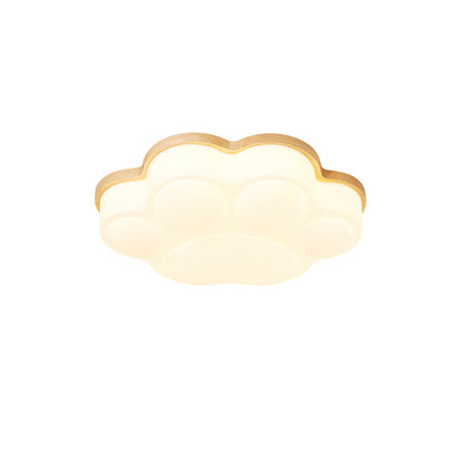 KittyLuxe - Lámpara de Techo con Diseño de Patita de Gato Juguetona y Brillo Sutil