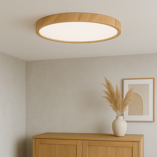 Ceiling lamp with wood grain 0