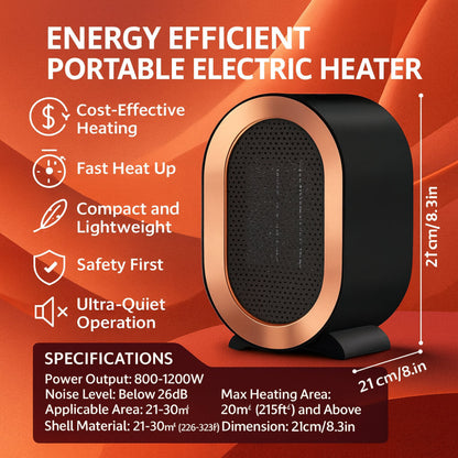 CeramiHeat | Compact Efficient Portable Ceramic Space Heater 1