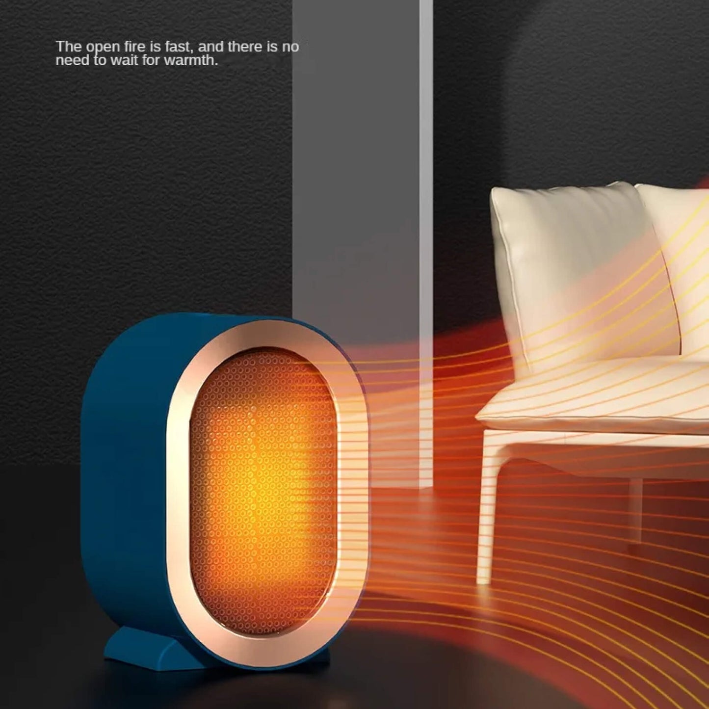 CeramiHeat | Compact Efficient Portable Ceramic Space Heater 6