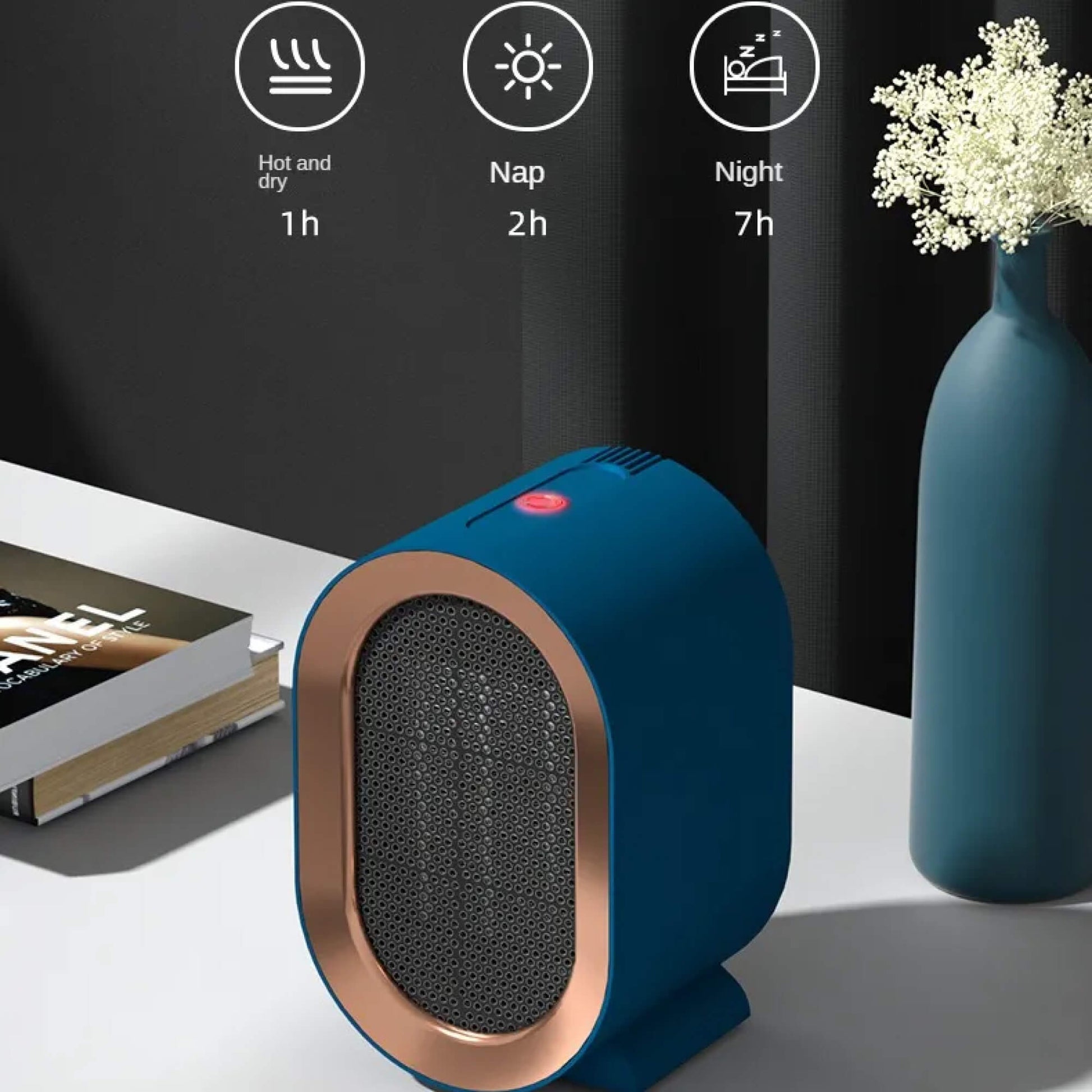 CeramiHeat | Compact Efficient Portable Ceramic Space Heater 8