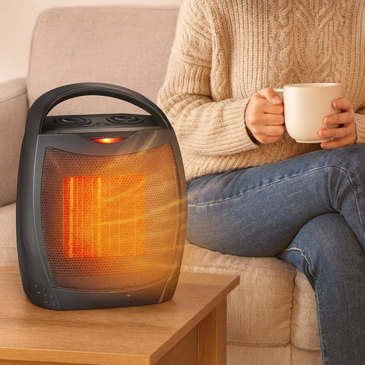 CeramiHeat | Efficient Portable Electric Ceramic Space Heater with Remote Control 0