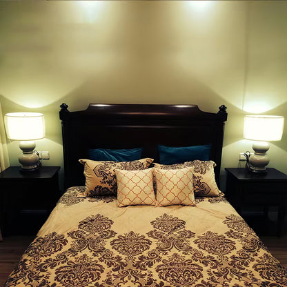 CeramicznaKula - Lampa Stołowa w Kształcie Dyni z Przytulnym Blaskiem