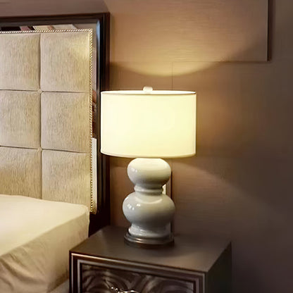 CeramicznaKula - Lampa Stołowa w Kształcie Dyni z Przytulnym Blaskiem