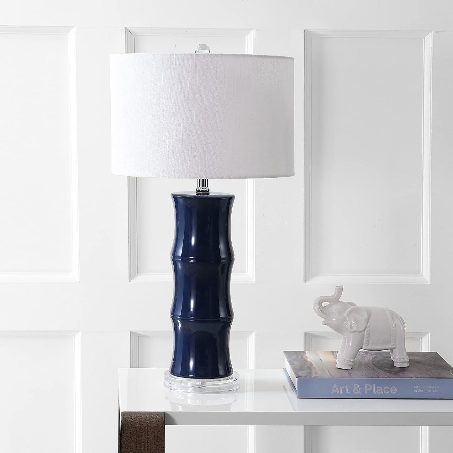 GlowCeramic - Lampada da Tavolo con Forma Ceramica Elegante e Radianza Morbida