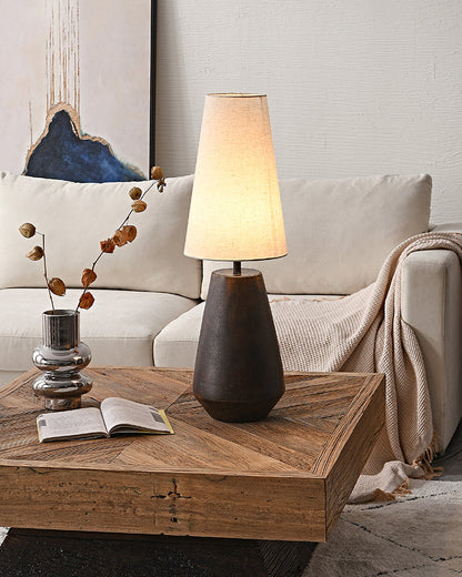 GlossyHaven - Keramisk Bordlampe