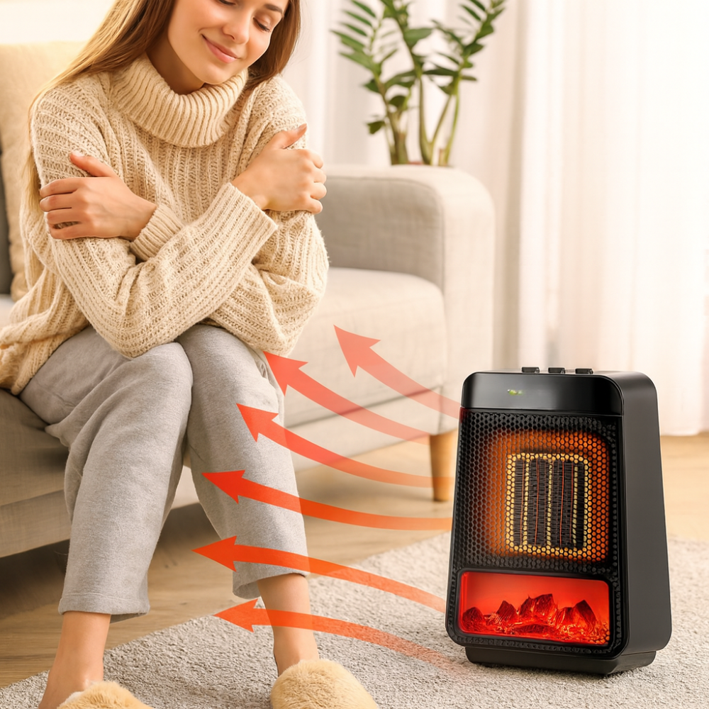 Ceramica | Efficient Portable Electric Space Heater with Adjustable Thermostat 0