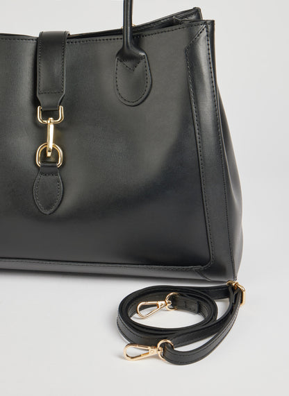 Chloe Bag in Black Brushed Leather 4