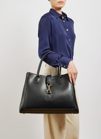 Chloe Bag in Black Brushed Leather 5
