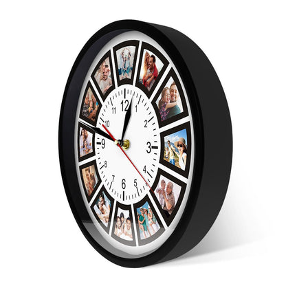 ChronoFrame | Modern Stylish Customizable Wall Clock Decor with Photo Display 1