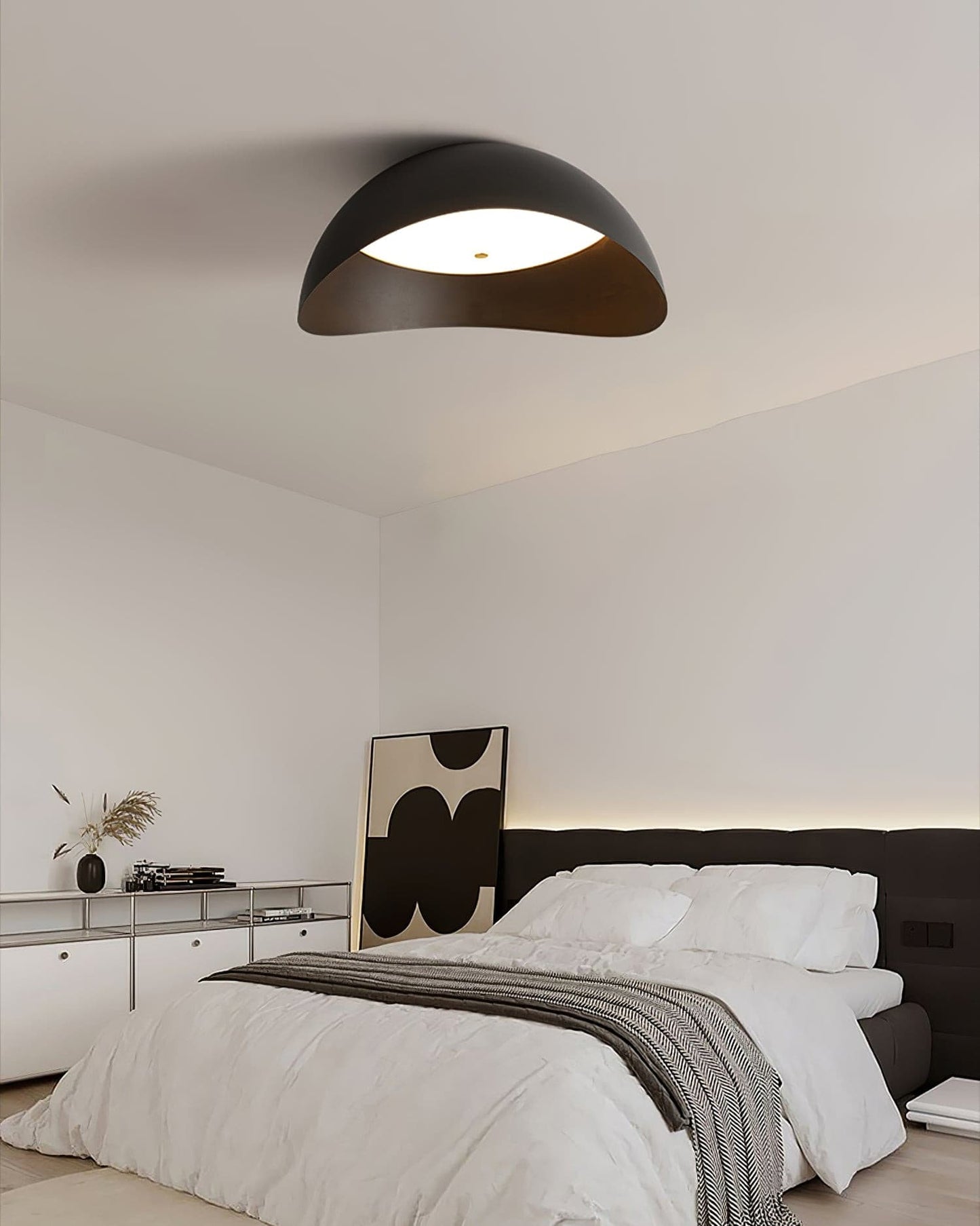 CircleLuxe - Moderne LED Loftlampe med Elegant Halo Form
