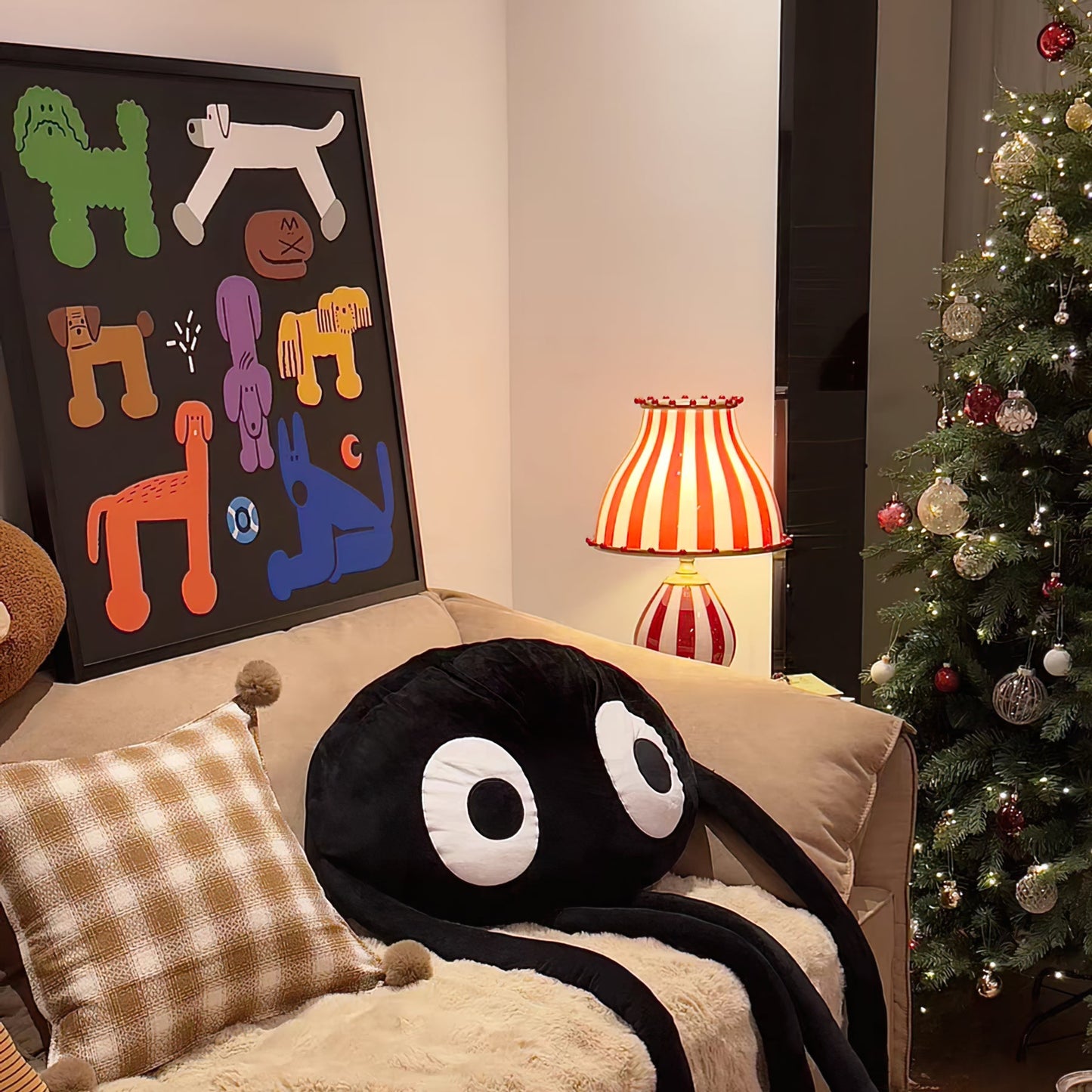 JollyGlow - Bordlampe med cirkuselementer og livlig belysning