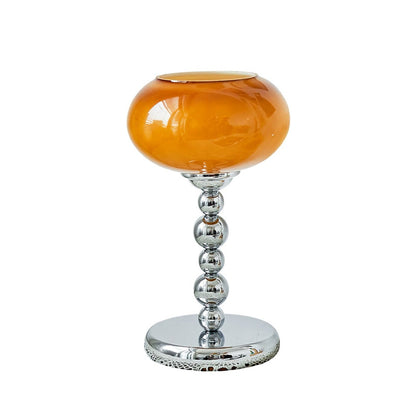 OrbitLume – Stylish Space-Age Glass and Chrome Table Lamp