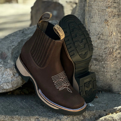 Classic Unisex Cowboy Boots in Durable Leather – Comfortable Western Style for Men and Women 4