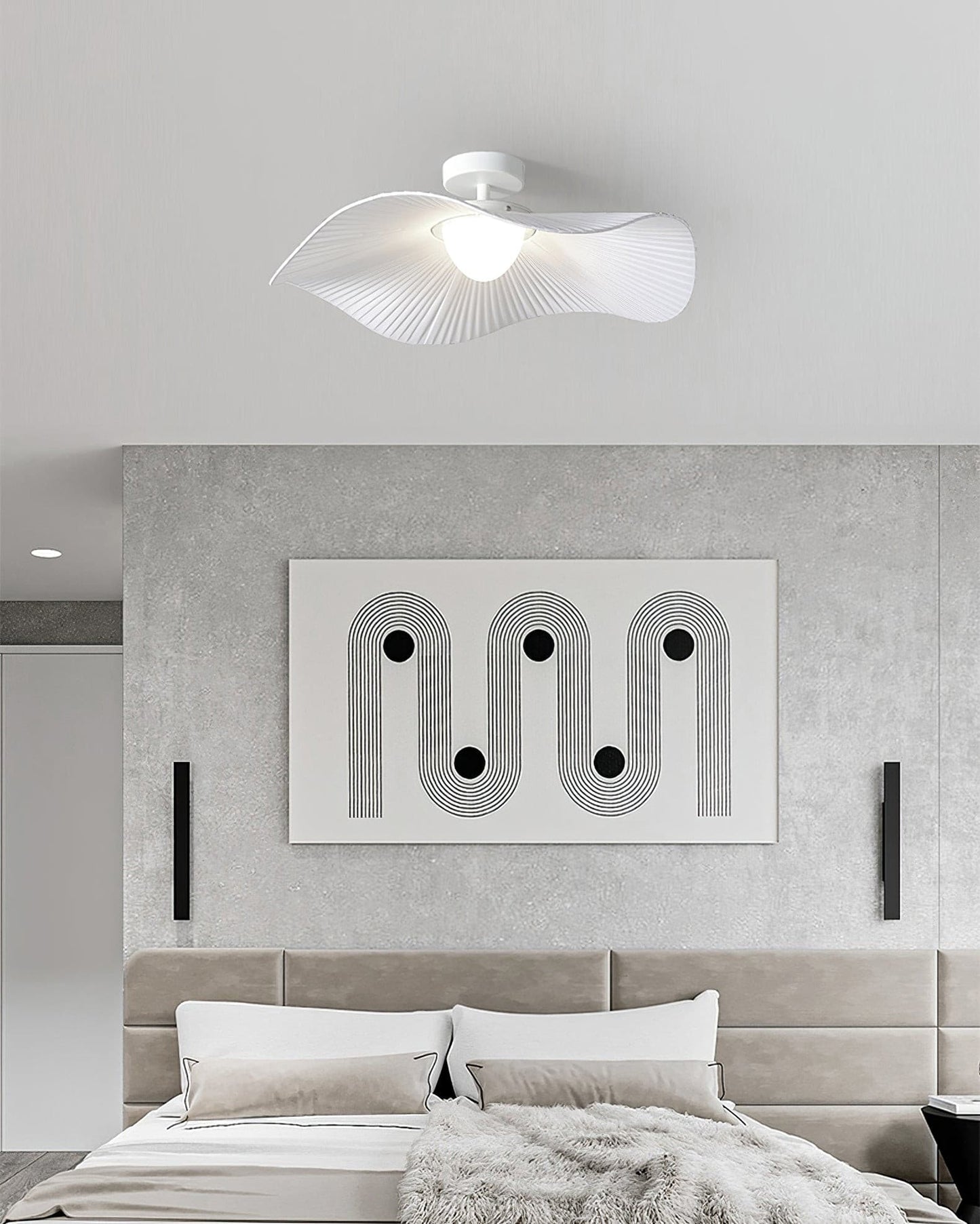 SkyLuxe - Lampe de plafond avec détails en nuage et diffusion de lumière chaude