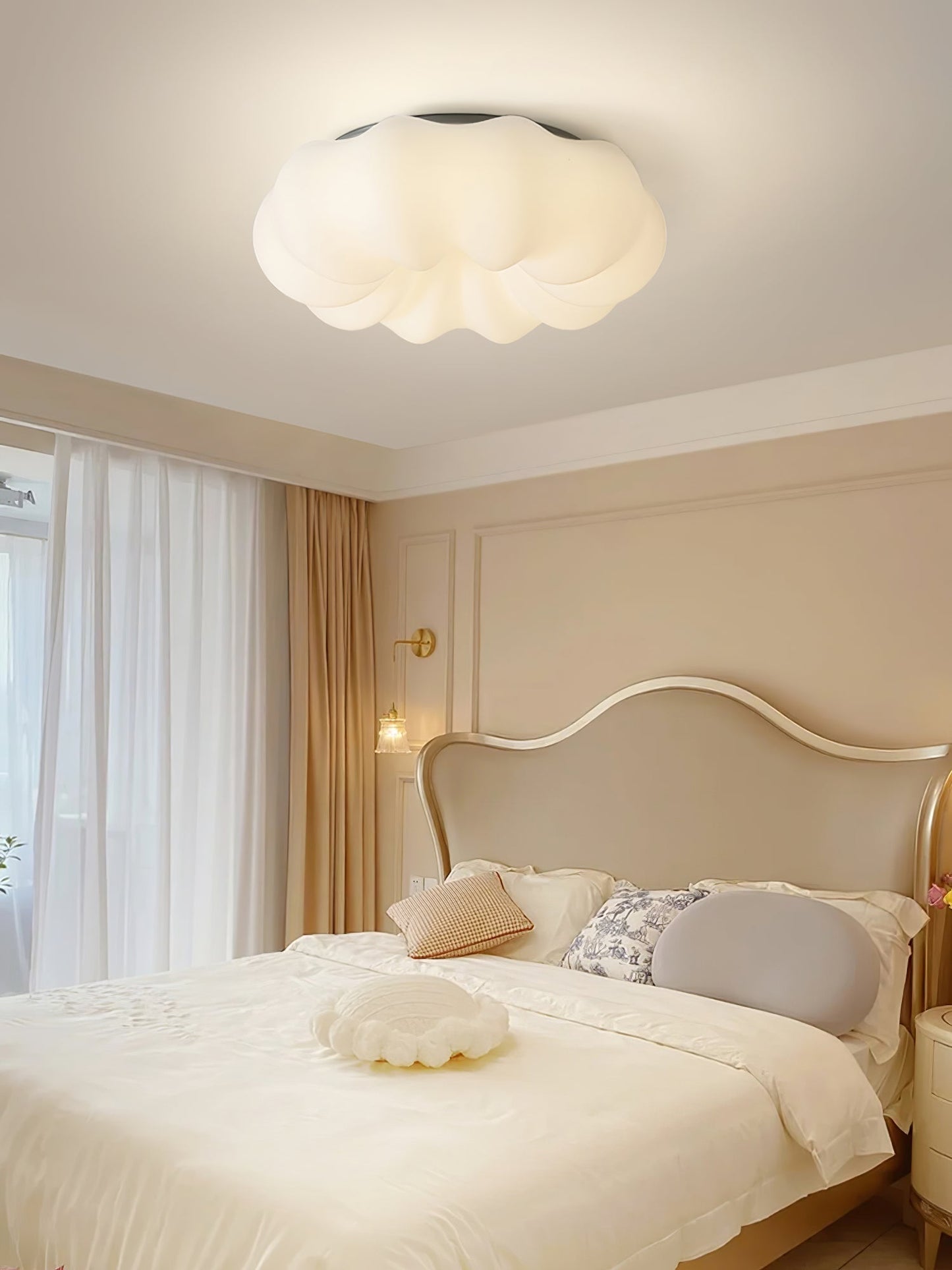 ZenLuxe - Lampada da soffitto con sottile influenza giapponese e illuminazione calda