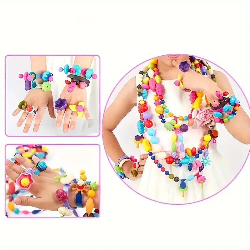 ColorfulBead Haven | Engaging Jewelry Making Kit for Creative Kids 1