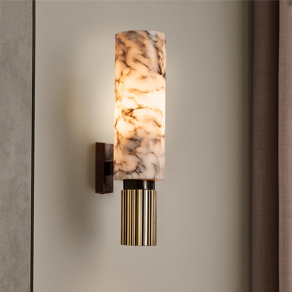 Copper stone wall lamp 0