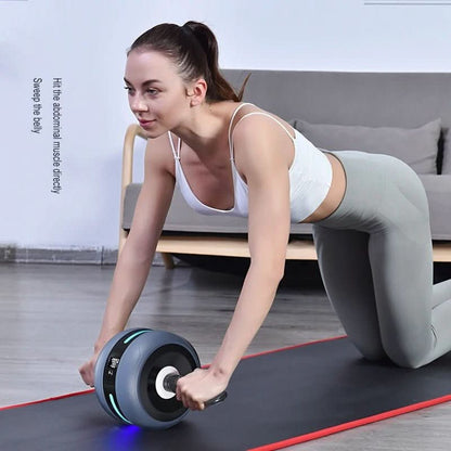 CorePro – Ab wheel with recoil and counting function for effective core training 5