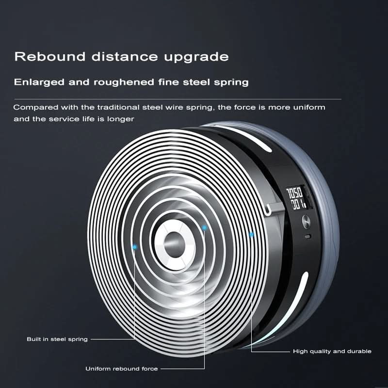 CorePro – Ab wheel with recoil and counting function for effective core training 6