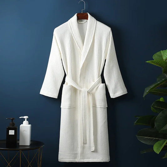 CozyCotton | Luxurious Soft Breathable Cotton Bathrobe for Men and Women 0