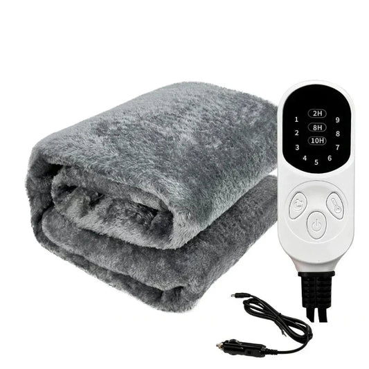 CozyDrive Electric Blanket: Washable 12V Heated Travel Blanket for Car, SUV, and Truck with Timer & Temp Control 0
