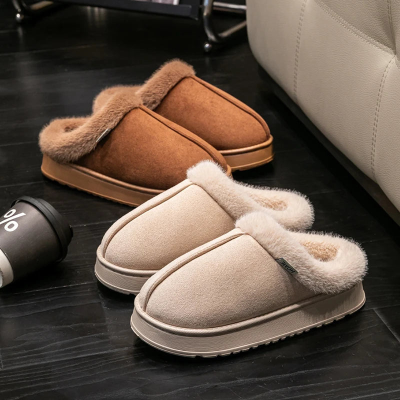 CozyFleece | Plush Comfortable Men's Indoor Slippers for Winter Warmth 1