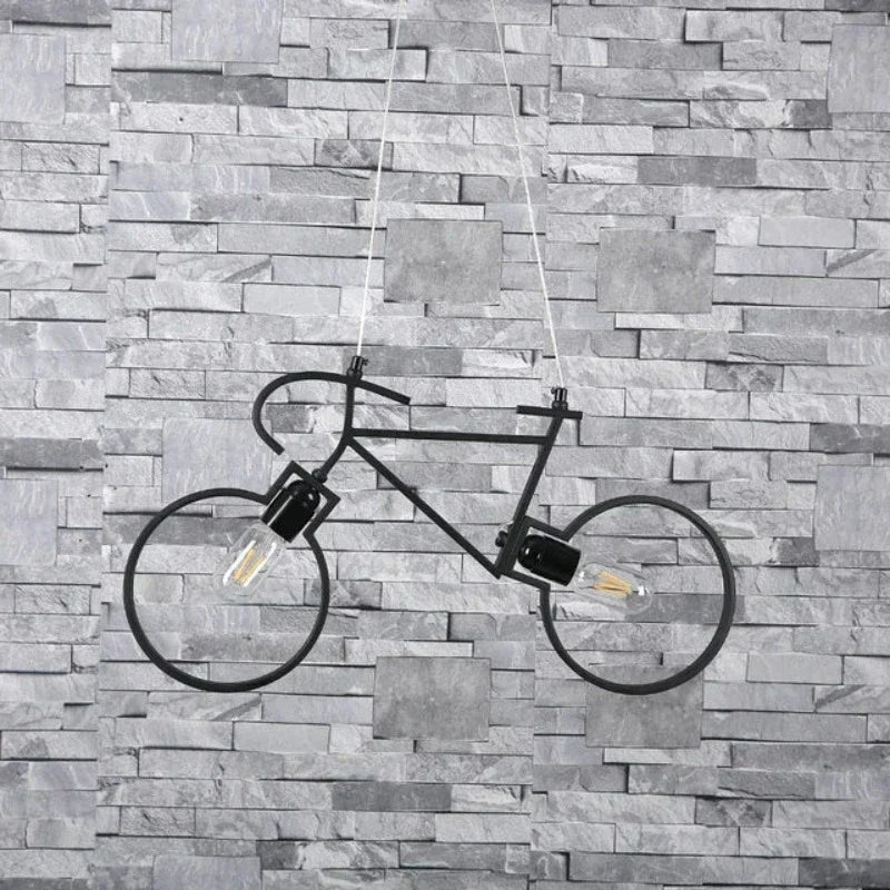 CycleLume – Sleek Bicycle-Inspired LED Pendant Light