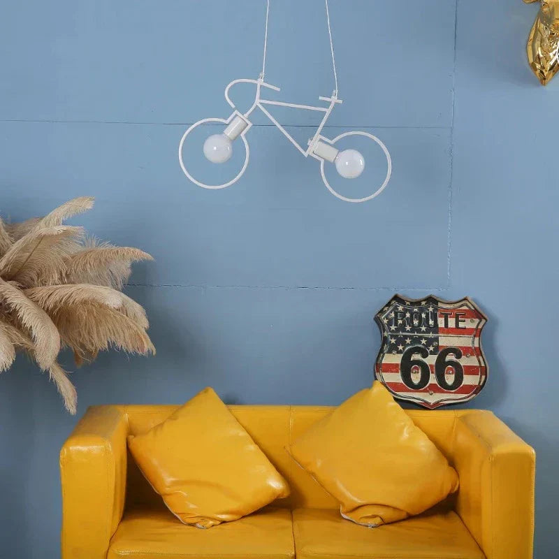 CycleLume – Sleek Bicycle-Inspired LED Pendant Light