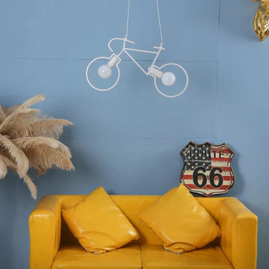 CycleLume – Sleek Bicycle-Inspired LED Pendant Light