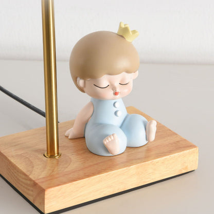 MoonGlow - Kreativ Bordlampe med Måneform og LED Lys