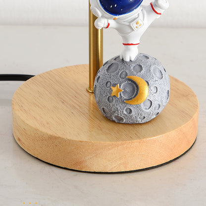 MoonGlow - Kreativ Bordlampe med Måneform og LED Lys