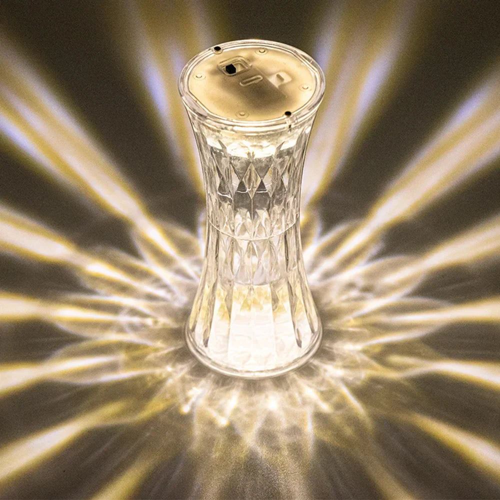 DazzleLite - Lámpara de Lectura LED de Lujo en Forma de Diamante