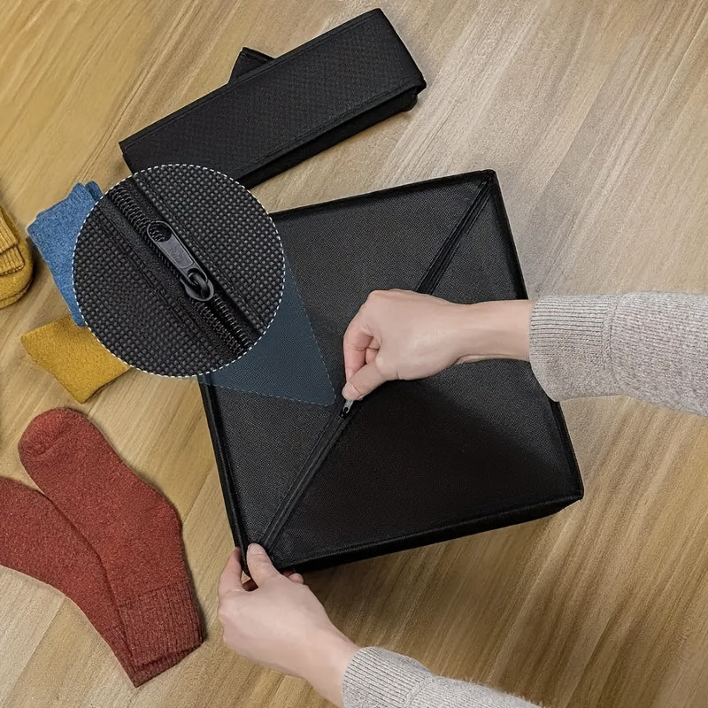 FoldBox - Set da 2 contenitori pieghevoli per la conservazione con 24 scomparti