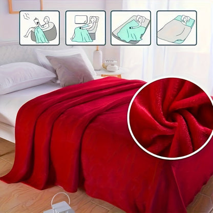 SnuggleWave - Coperta in Pile Morbido per Divano e Viaggi