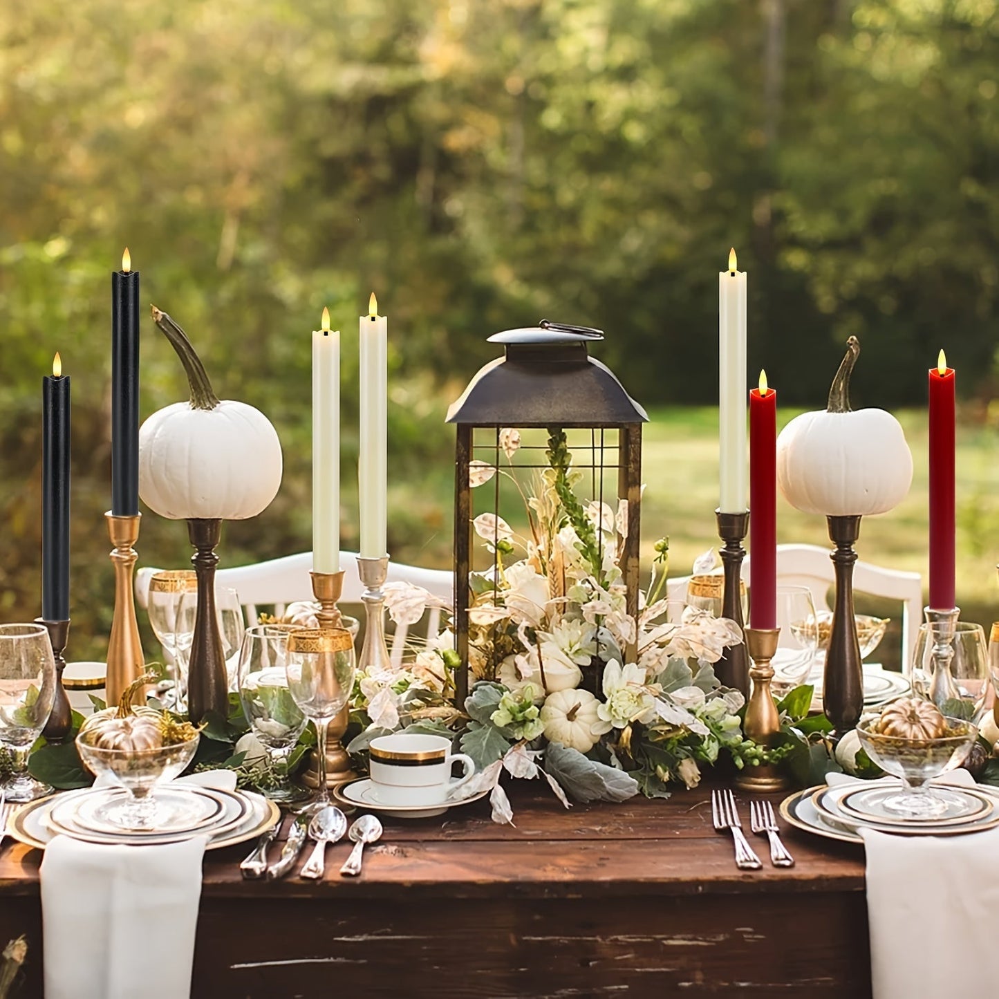 CandleLuxe – 6 LED Taper Candles with Remote for Luxurious Event Lighting