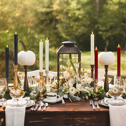 CandleLuxe – 6 LED Taper Candles with Remote for Luxurious Event Lighting