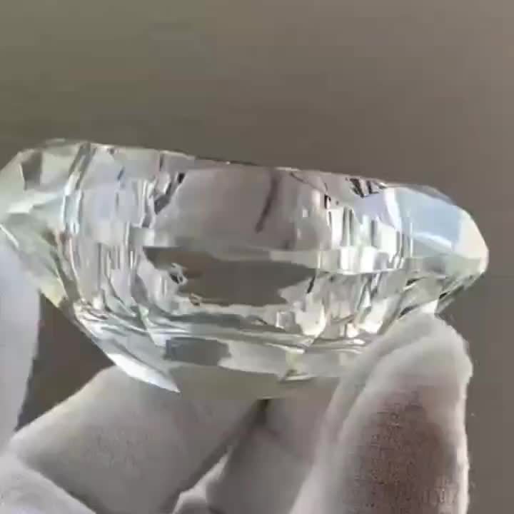 RadiantCrystal - Gennemsigtig europæisk lysestage sæt