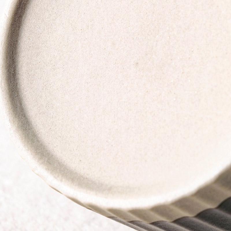 PureStone - Elegancki Zestaw Kubków do Kawy w Szaro-Białym