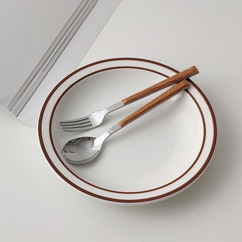 TimberBite - Elegancki 3-częściowy zestaw sztućców