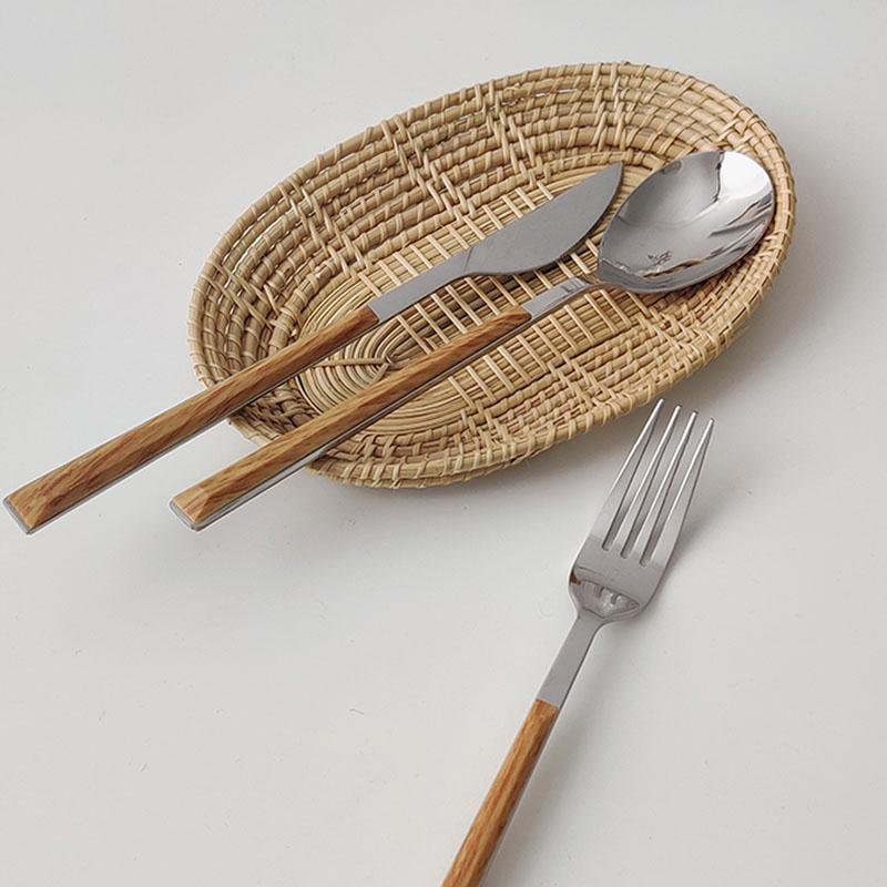 TimberBite - Elegancki 3-częściowy zestaw sztućców