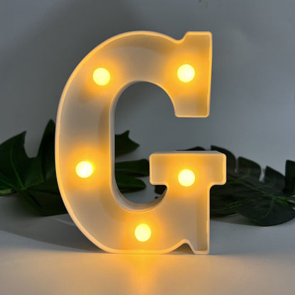 LetterGlow - Lámpara LED de Letras Inalámbrica para un Estilo Único