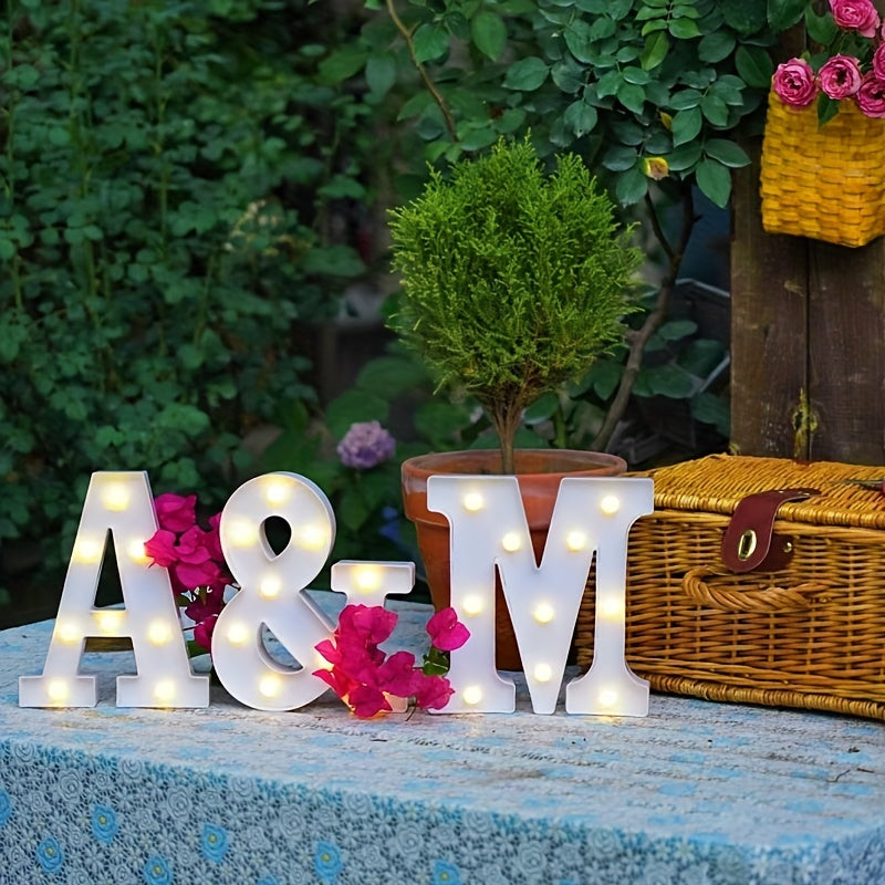 LetterGlow - Lámpara LED de Letras Inalámbrica para un Estilo Único