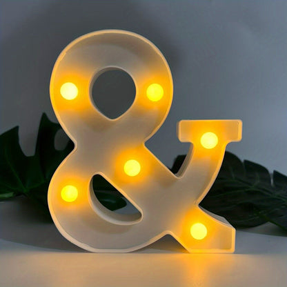LetterGlow - Lámpara LED de Letras Inalámbrica para un Estilo Único