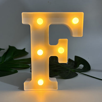 LetterGlow - Lámpara LED de Letras Inalámbrica para un Estilo Único