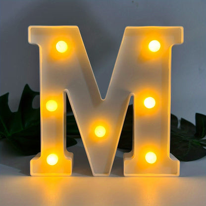 LetterGlow - Lámpara LED de Letras Inalámbrica para un Estilo Único