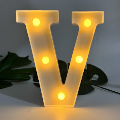 LetterGlow - Lámpara LED de Letras Inalámbrica para un Estilo Único