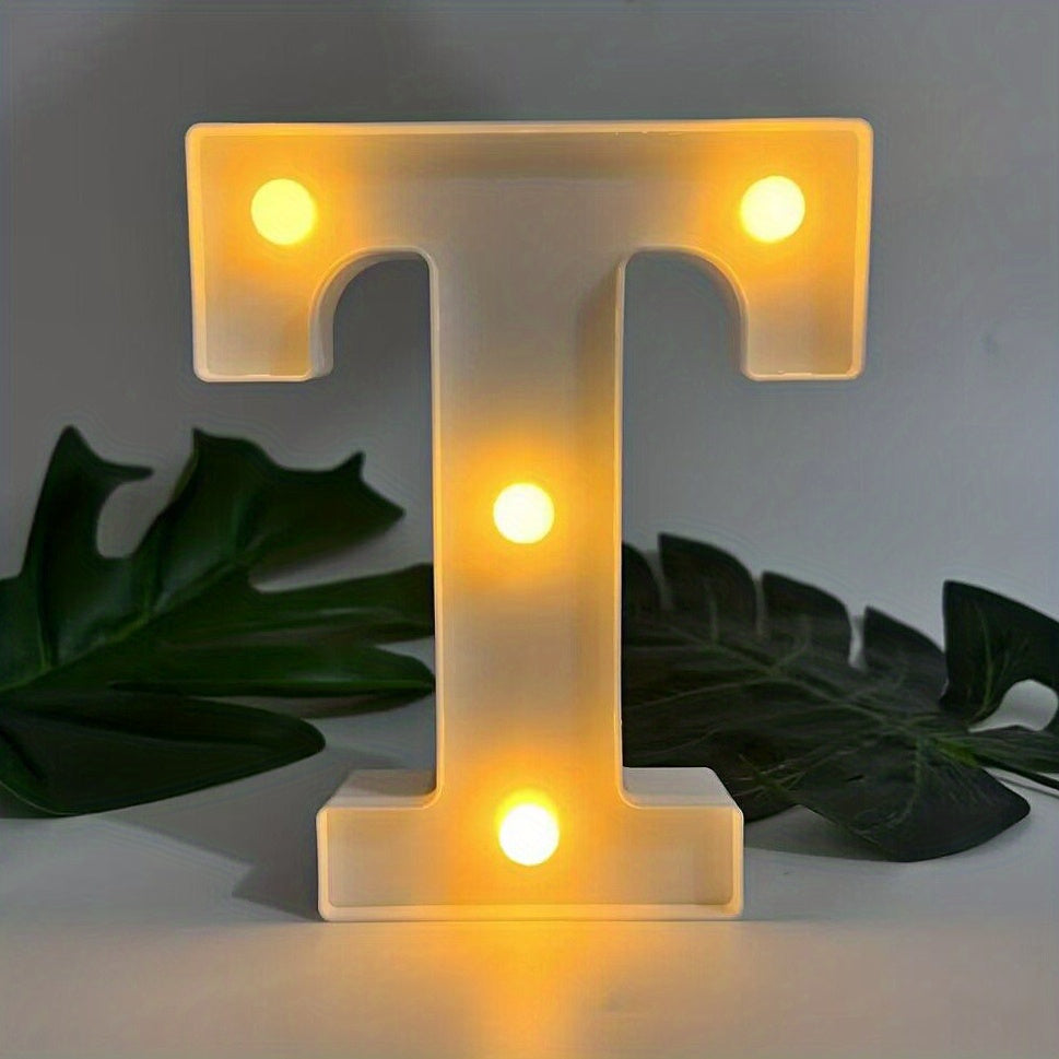 LetterGlow - Lámpara LED de Letras Inalámbrica para un Estilo Único